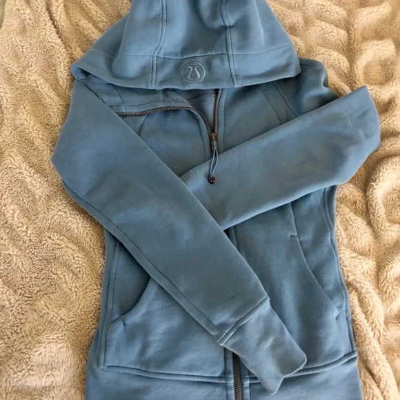 Lululemon Light Blue full length scuba - Picture 6 of 6